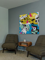 "New Aid" Print on Canvas