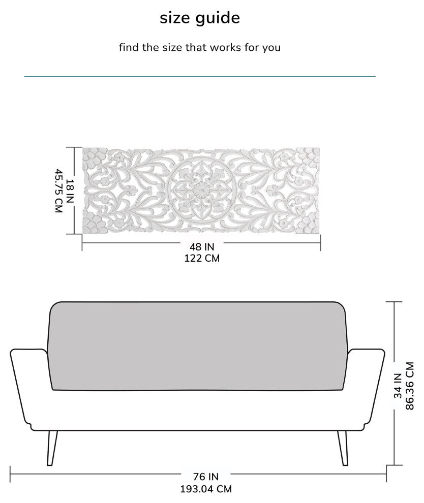 Malito Wall Medallion, White