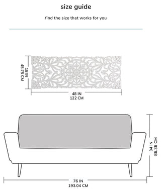 Malito Wall Medallion, White