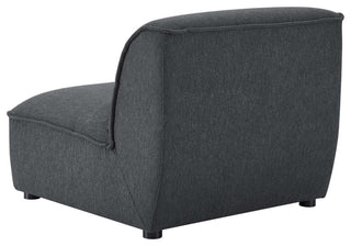 Sofa, Fabric, Dark Gray, Modern, Living Lounge Room Hotel Lobby Hospitality