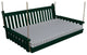 Pine Traditional English Swingbed, Dark Green, 4 Foot