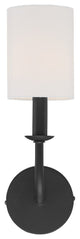 Bailey 1 Light Matte Black Wall Mount