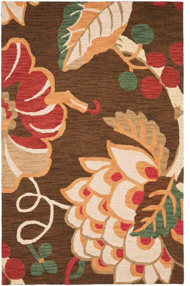 Safavieh Jardin Jar326A Brown, Multi Area Rug