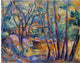 Paul Cezanne Well Millstone and Cistern under Trees Wall Decal