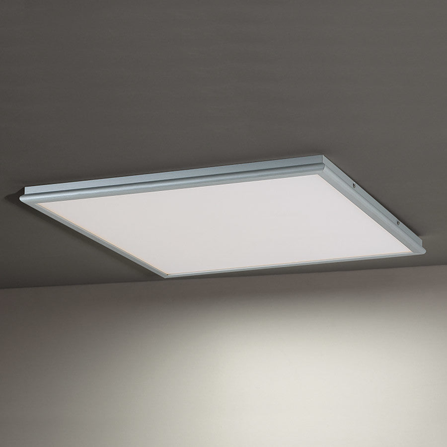 Modern Forms Neo 18" LED Flush Mount in Brushed Aluminum