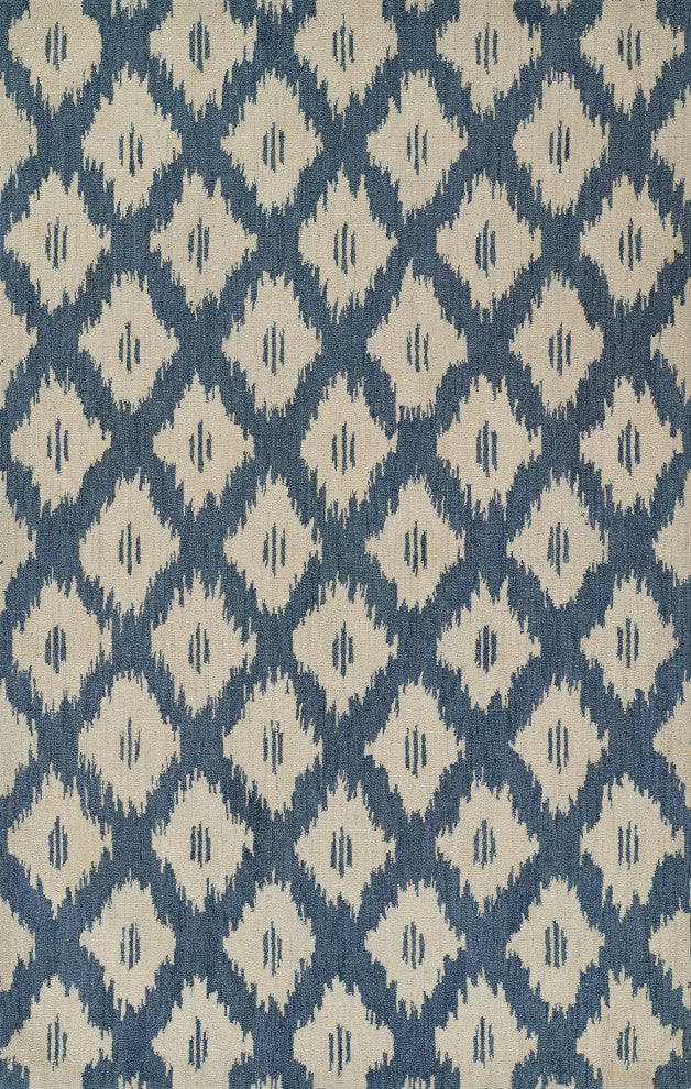 Momeni Leiden Hand Tufted Wool Slate Area Rug 3'6" X 5'6"