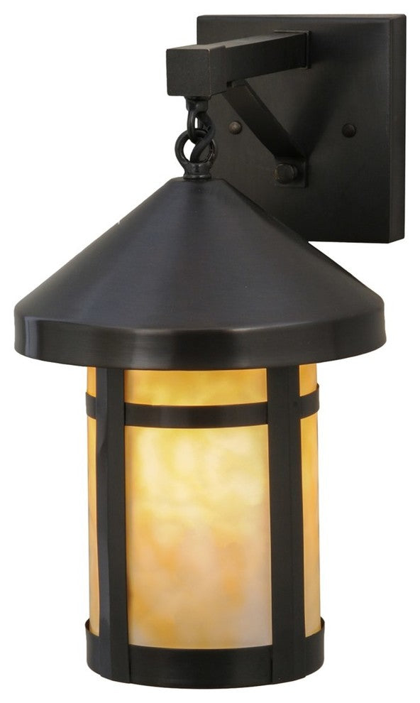 8W Craftsman Signature Fulton Hanging Wall Sconce