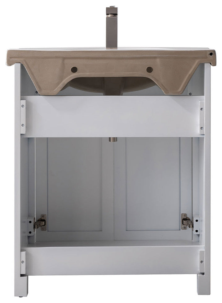 Marian Transitional White 30" Single Sink Vanity