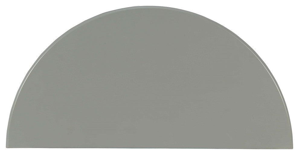 Half Moon Console Table, Gray