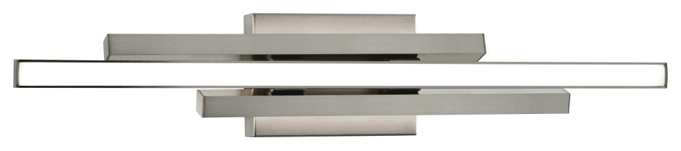 Indra 24" LED Vanity, Satin Nickel