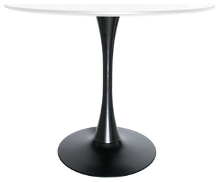 Round Dining Table with Wood Top