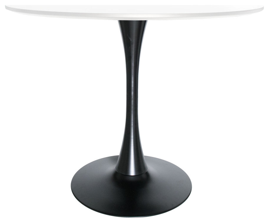 Round Dining Table with Wood Top