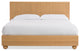 Modrest Winters Modern Natural Oak Bed, Queen