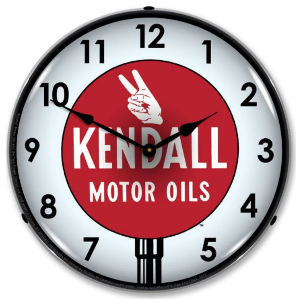 PH661903889 Kendall Motor Oil 3 Clock