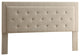 Linon Clayton Headboard King Size, Natural Linen
