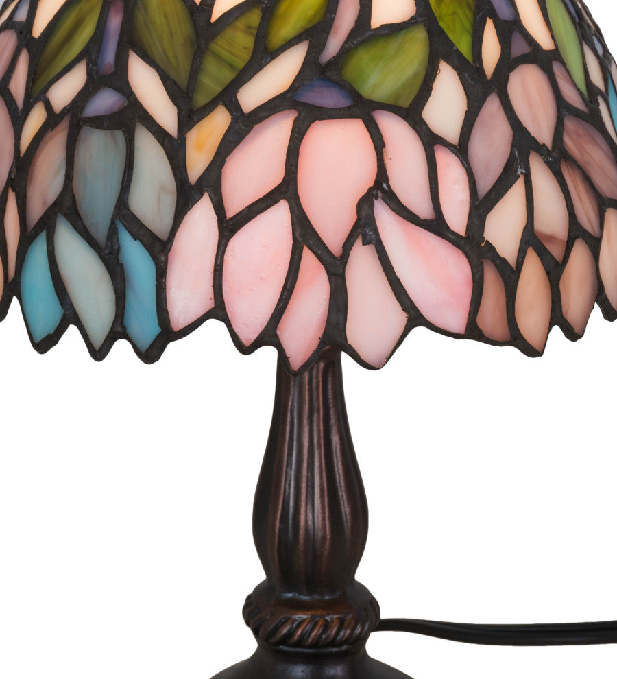 Meyda lighting 27294 14"H Wisteria Mini Lamp