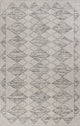 6'7"x9'6" Polypropylene Gray Area Rug