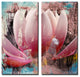 Painted Petals XXIII Canvas Art 2-Piece Set, 40"x20"