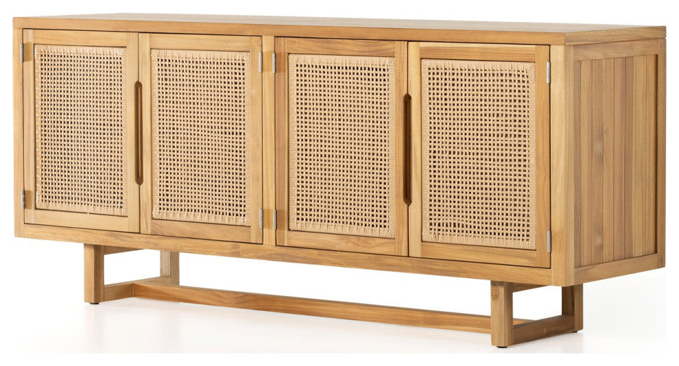 Merit Outdoor Sideboard-Natural Teak-Fsc