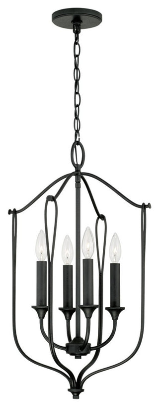 Capital Lighting Bentley 4-Light Foyer 541641BI Black Iron