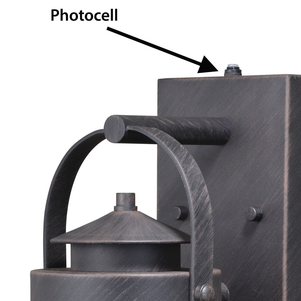 Cumberland 6" Outdoor Wall Light Rust Rust Iron