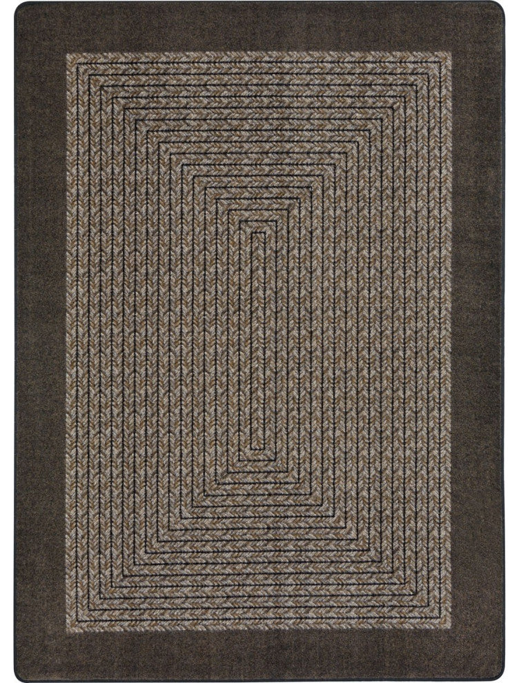 Like Home 3'10" X 5'4" Area Rug, Color Chocolate