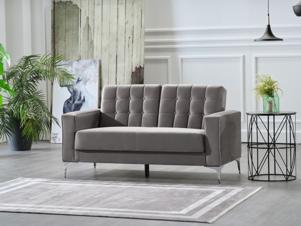 Hemera Love Seat, Vika Gray
