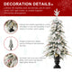 5' Pre-Lit Artificial Christmas Porch Tree
