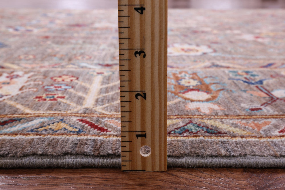 5' 8" X 8' 1" Handmade Persian Tabriz Wool Rug Q10210