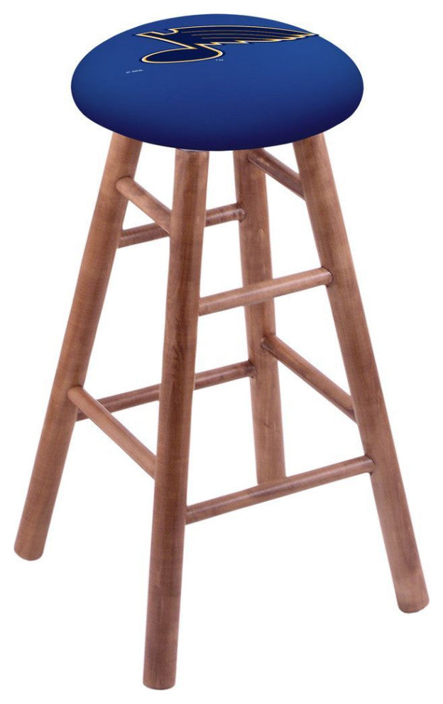 Holland RC St Louis Blues 30" Swivel Maple Bar Stool - Medium