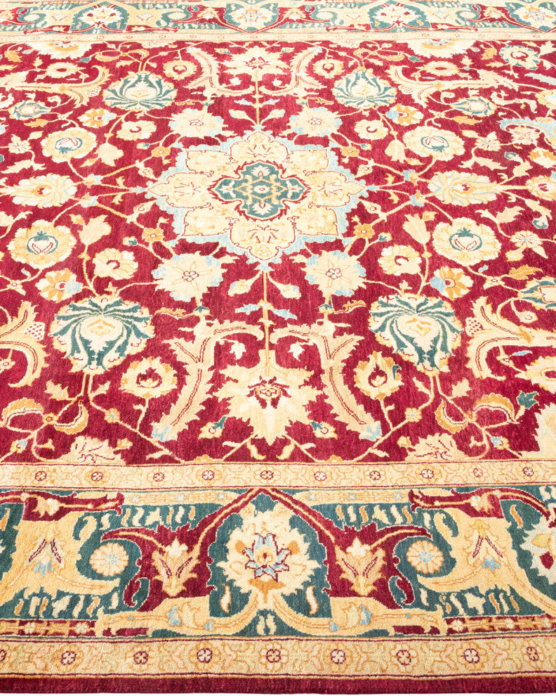 Mogul, One-of-a-Kind Hand-Knotted Area Rug Red, 6'2"x8'8"