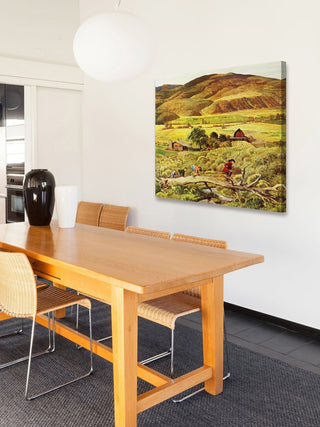 "Follow the Leader" Painting Print on Wrapped Canvas