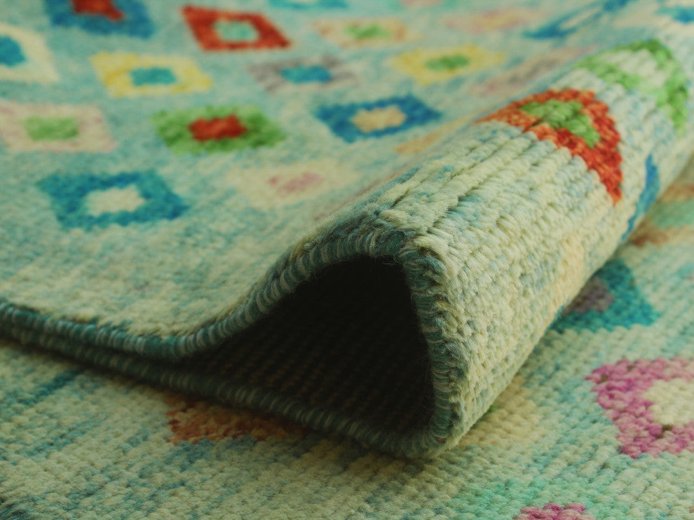 Balochi Tamtun Lt. Green Rug