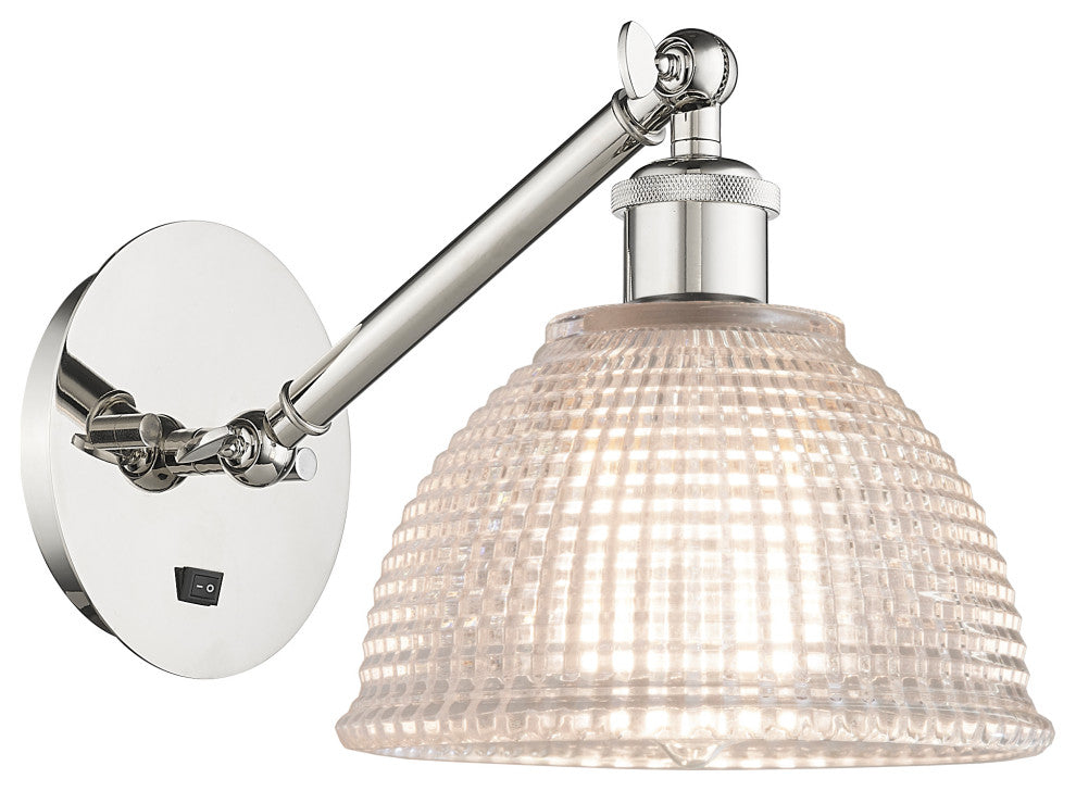 Innovations 317-1W-PN-G422-LED 1-Light Sconce, Polished Nickel