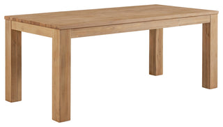 Bedford KD 75" Rect. Dining Table Square Legs, Brushed Smoke