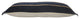 Ox Bay Navy/Tan Stripe Cotton Blend Pillow Cover, 14"x36"