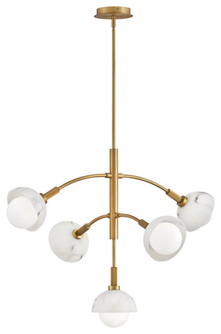 Fredrick Ramond Phoebe Medium Multi Tier, Heritage Brass