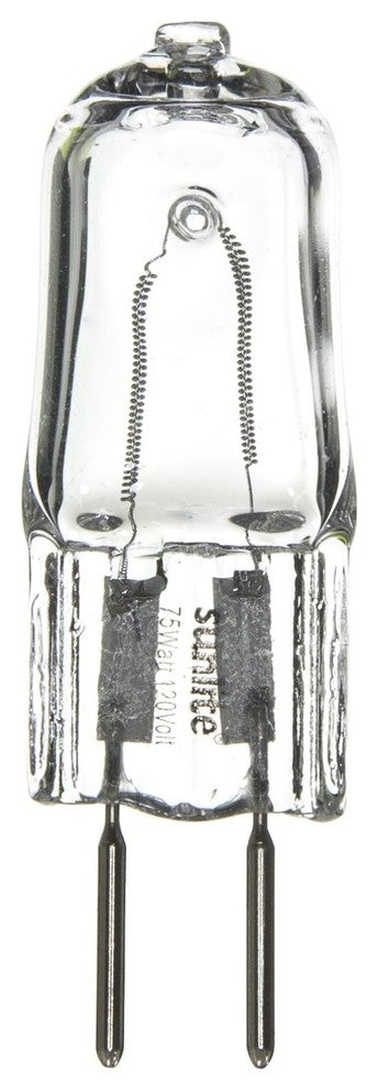 Sunlite 75 Watt, Single Ended T3.5, Gy6.35 Bi-Pin Base, Clear