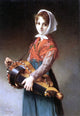 Jules Richomme The Hurdy-Gurdy Girl Wall Decal