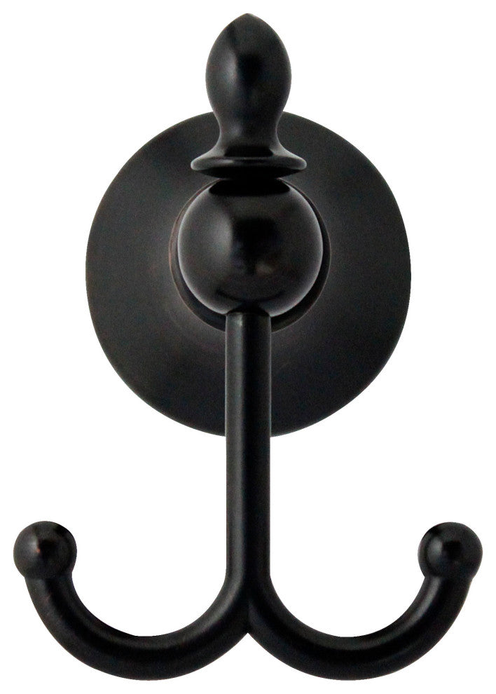 MODONA's Double Robe and Towel Hook Antica Series -, Rubbed Bronze