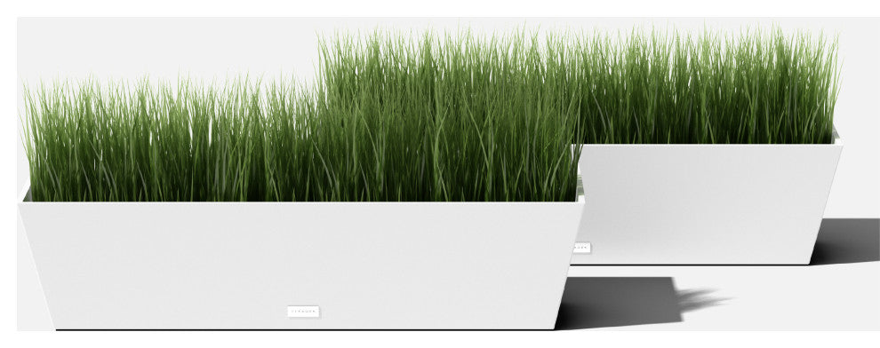 Veradek Pure Series Window Box, White, 36 Inch, 2 Pack