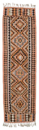 Vintage Turkish Kilim Runner 3' x 10' 2", 36 in. x 122 in.