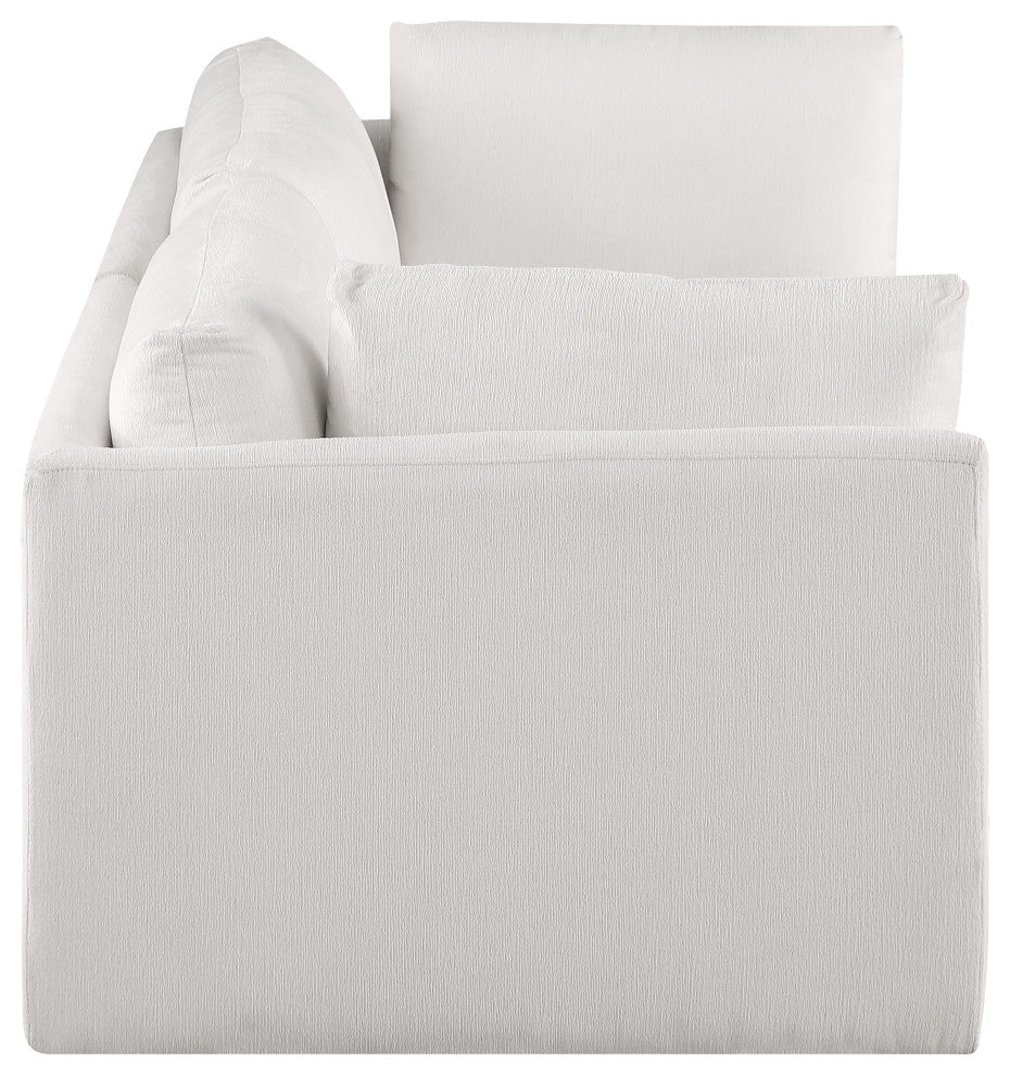 Ease Fabric Upholstered Modular Sofa, Cream