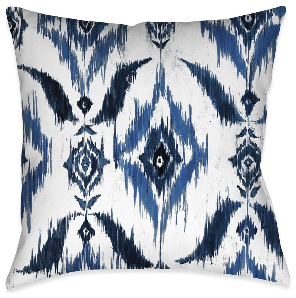 Laural Home Ikat 18" X 18" Indoor Decorative Pillow
