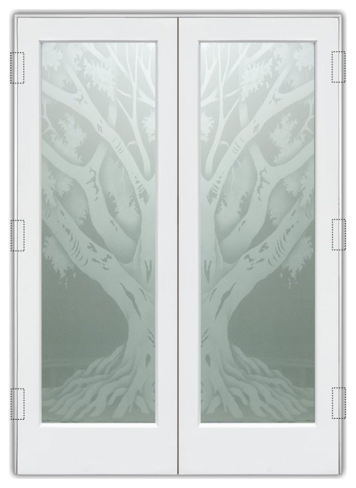 Interior Prehung Door or Interior Slab Door - Oak Tree II - Primed - 28" x...