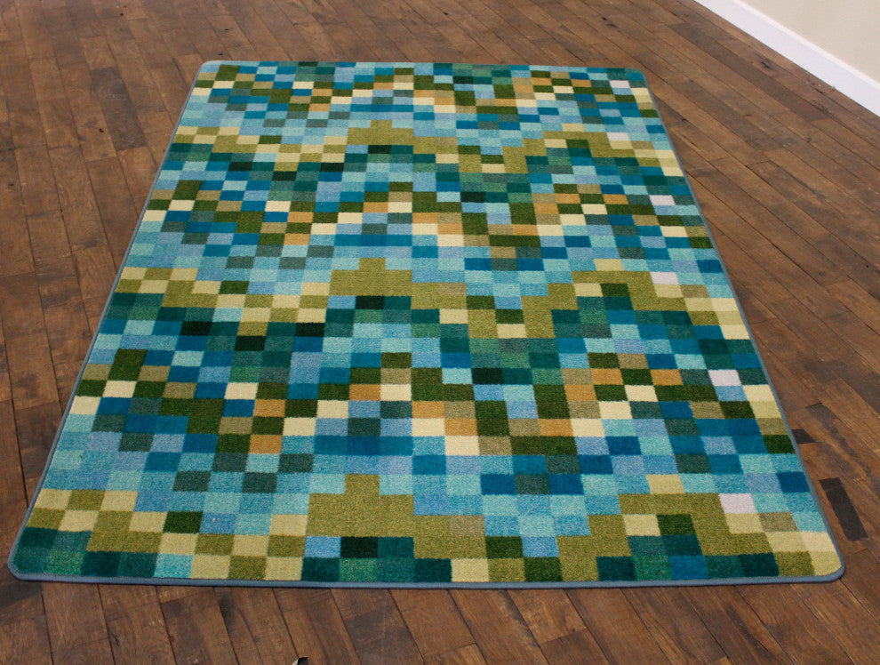 Spa Tiles, Aqua, 2'x8'