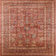 Ahgly Company Indoor Square Mid-Century Modern Area Rugs, 5' Square