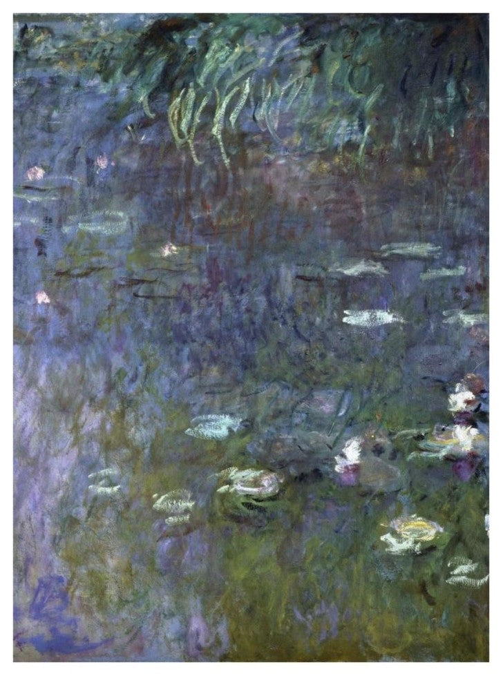 "Water Lilies: Morning, c. 1914-26 (right)" Paper Print by Claude Monet, 26"x34"
