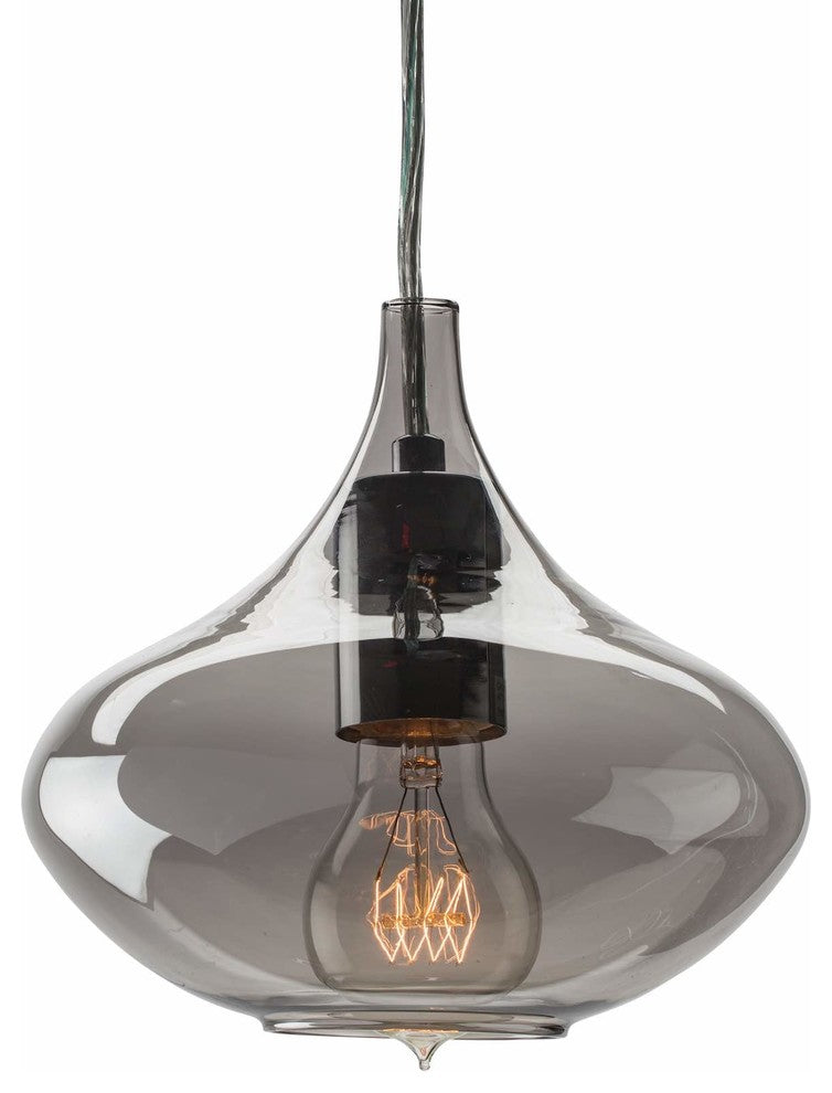 Jasper Pendant Light in Smoked Grey by Nuevo