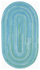 Capel Waterway Blue 0470_400 Braided Rugs - 11' 4" X 14' 4" Oval